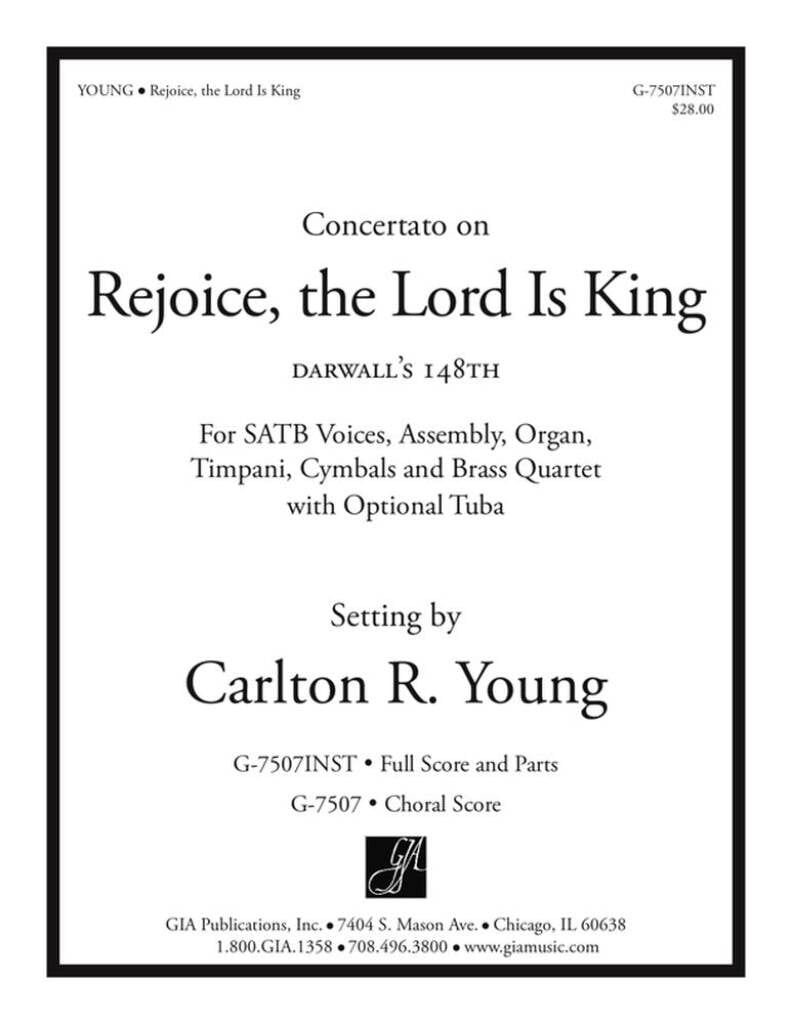 Concertato on Rejoice, the Lord Is King